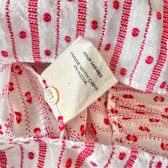 💋SOLD💋 ♥️🌹DÔEN ‘Emmeline’ Organic Cotton Voile Cascading Lace-Trim Nightgown - Picture 13 of 16